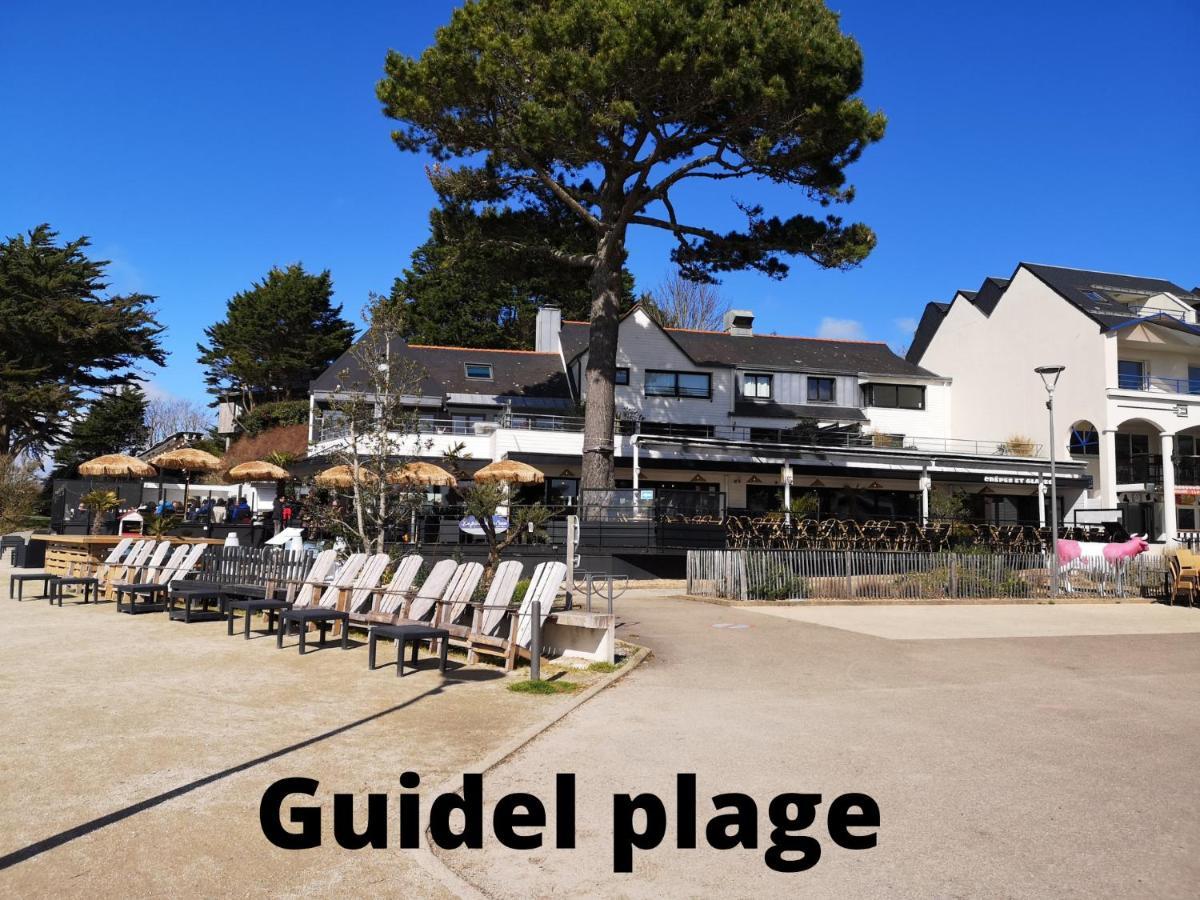 Maisonnette T2 Bord De Mer Guidel Plage ภายนอก รูปภาพ